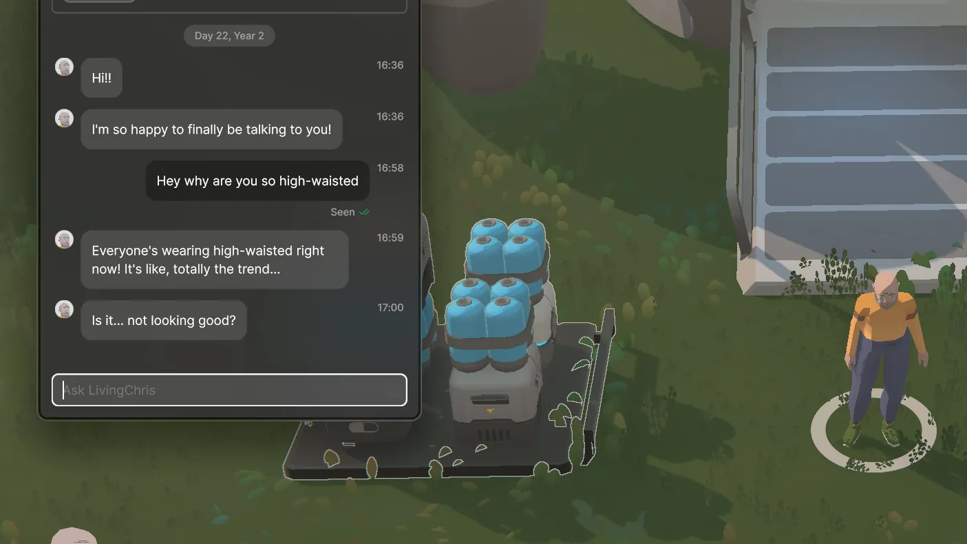 Seed: почему AI-диалоги в MMO-симуляторе жизни разрушают погружение быстрее, чем плохой чатбот