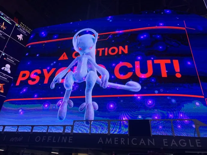 Pokémon Go отметила 10-летие рейдом на Mewtwo в Times Square — воплощением обещания оригинального трейлера