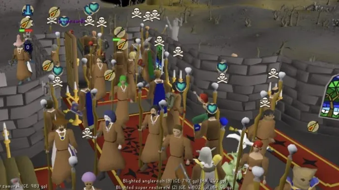 В Old School RuneScape разгорелась религиозная война между фракциями Saradomin и Zamorak